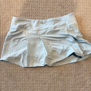 Lululemon Athletica Light Blue Skirt Short